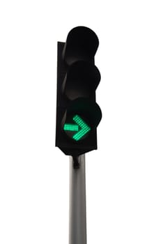 Traffic lights isolated on background