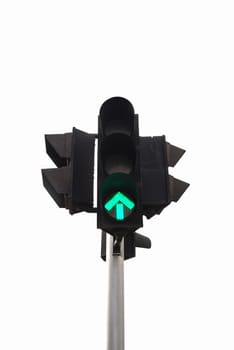 Traffic lights isolated on background