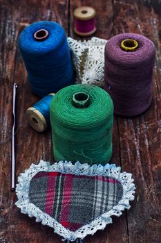 Tools and accessories for needlework.