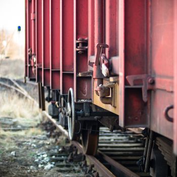 view of the railway track on a sunny day