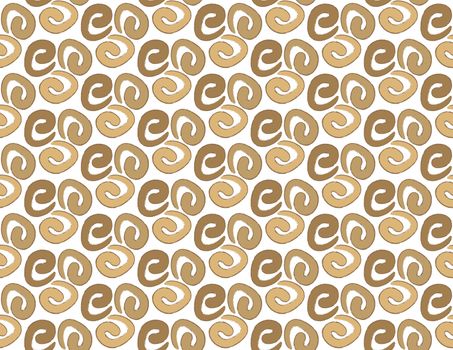 background or textile pattern with coffee swirls
