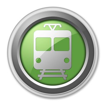 Icon/Button/Pictogram "Train / Mass Transit"