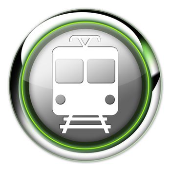 Icon/Button/Pictogram "Train / Mass Transit"