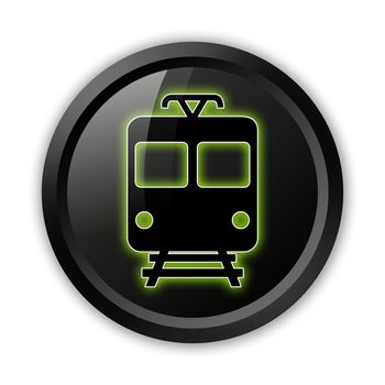 Icon/Button/Pictogram "Train / Mass Transit"