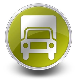 Icon, Button, Pictogram with Trucks symbol