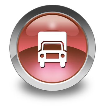 Icon, Button, Pictogram with Trucks symbol