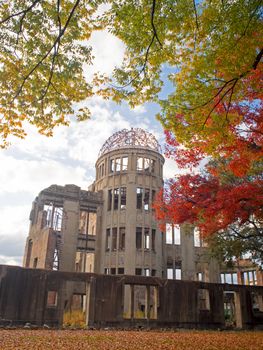 hiroshima memorial park dome scenic