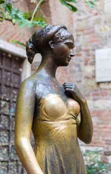 Statue of Juliet Capuleti, from the drama Romeo and Juliet