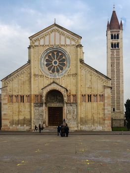 The church of San Zeno, one of the most important of Verona