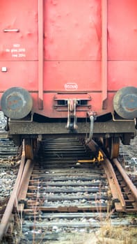 view of the railway track on a sunny day