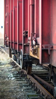 view of the railway track on a sunny day