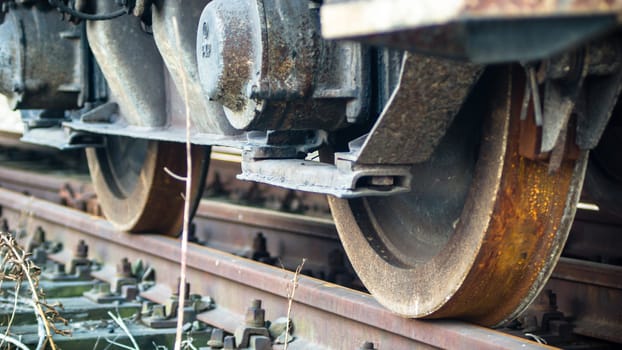 view of the railway track on a sunny day