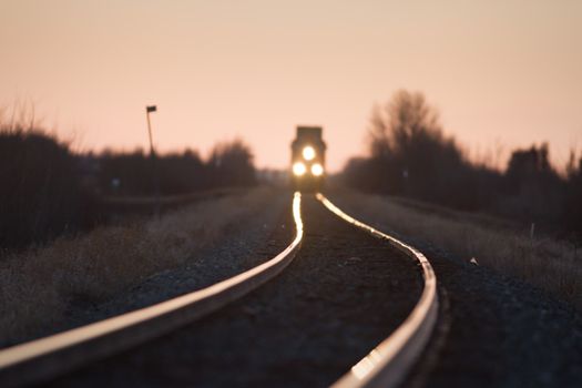 view of the railway track, industrial sereis