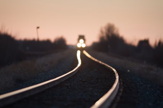 view of the railway track, industrial sereis