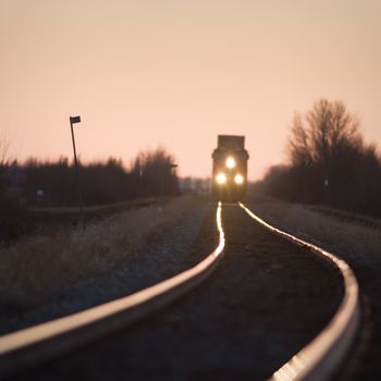 view of the railway track, industrial sereis