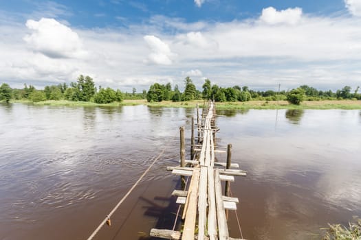 landscape with natural river, nature series