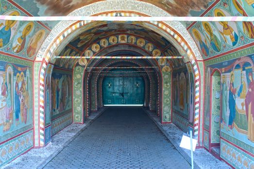 Entrance to orthodox monastery