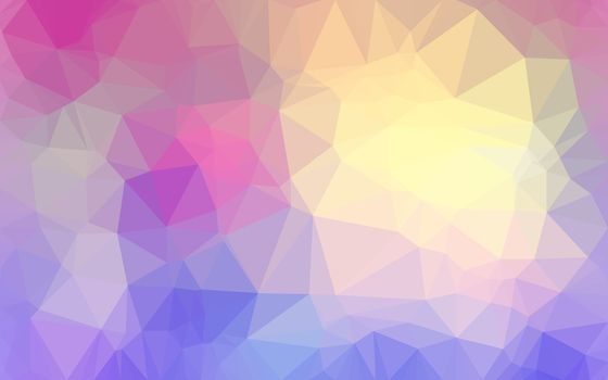 Abstract low poly background, geometry triangle, mosaic pastel color background