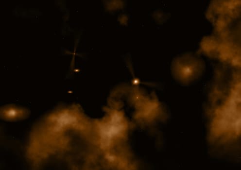 Star field in space a nebulae and a gas congestion. Elements of this image furnished by NASA.