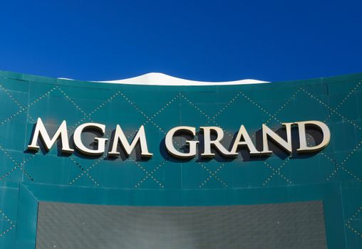 LAS VEGAS, NV/USA - FEBRUARY 14, 2016:MGM Grand Las Vegas Hotel and Casino. The MGM Grand Las Vegas is a hotel casino located on the Las Vegas Strip.