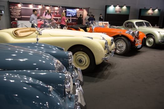 VERONA, ITALY - MAY 25: The municipality of Verona organizes a free gathering of sports and antique cars in Verona on Saturday, May 9, 2015. Are exposed the most beautiful cars in the world.