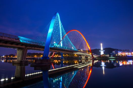 Expo Bridge in Daejeon, South Korea.