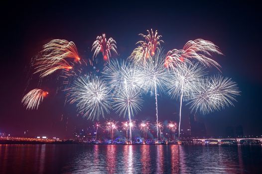 Firework festival in Korea.