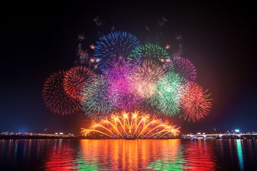 Firework festival in Korea.