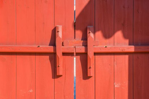 Antique wooden door