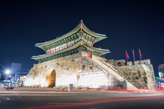 Hwaseong fortress in Suwon,Korea