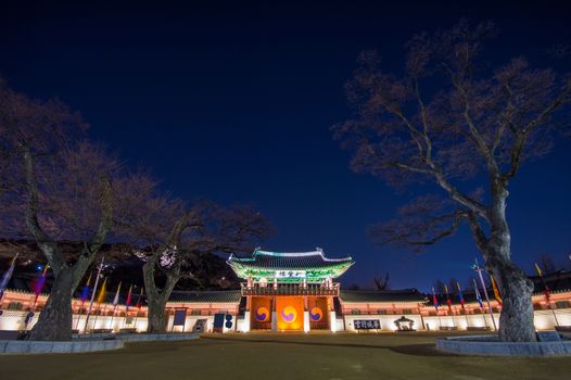 Hwaseong fortress in Suwon,Korea