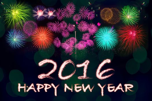 happy new year 2016 background.