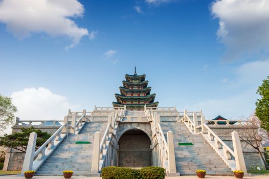 Gyeongbokgung palace in Seoul, Korea