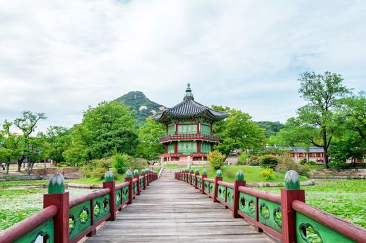 Gyeongbokgung Palace in spring,South Korea.