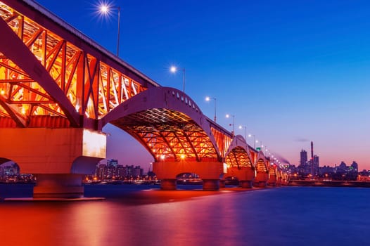 seongsan bridge in korea