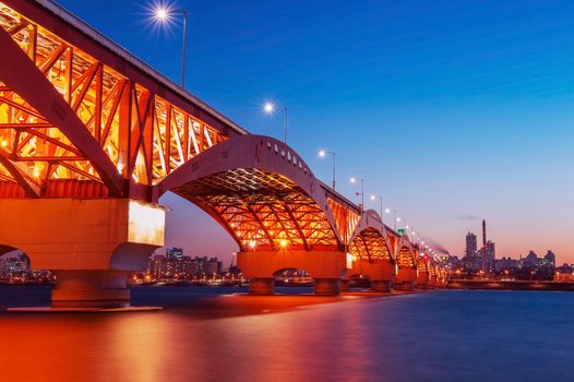 seongsan bridge in korea