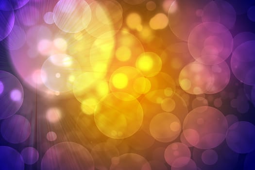 Abstract bright colorful background with light spots and rounds