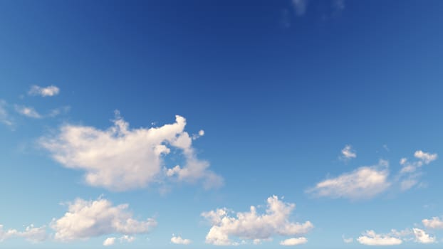 Cloudy blue sky abstract background, blue sky background with tiny clouds, 3d illustration