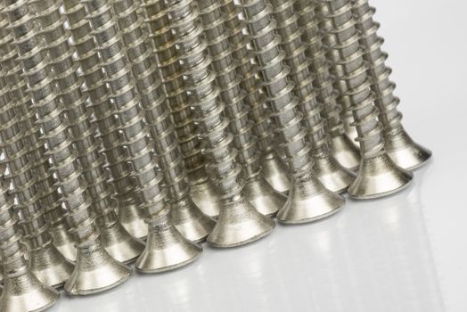 Collection of stainless steel screws
