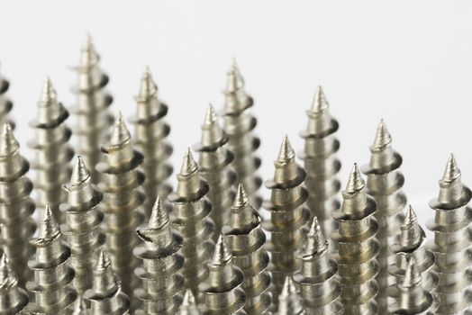 Collection of stainless steel screws
