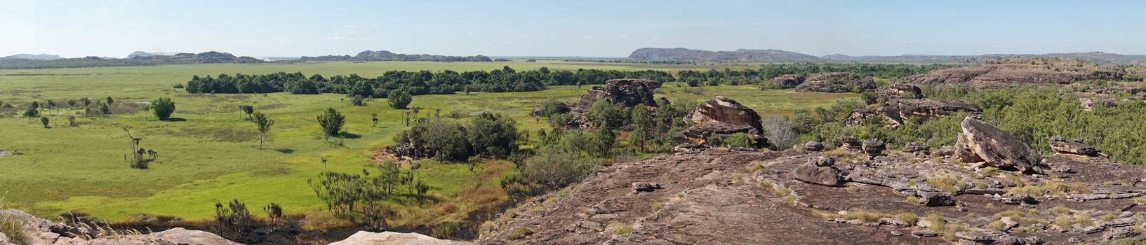 Landscape of the Kakadu National Park close to Ubirr, Australia