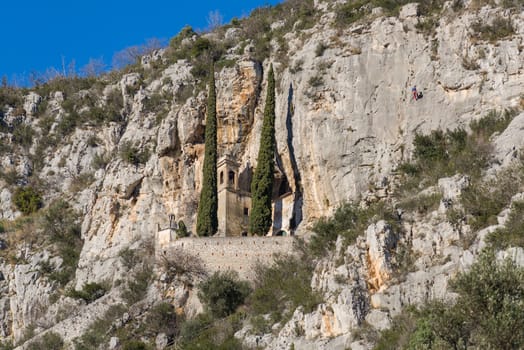 The Rock Sanctuary of Santa Lucia, in the ligurian village of Toirano