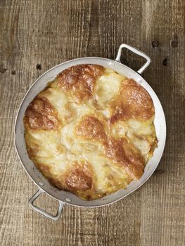 close up of rustic english pub grub pan haggerty