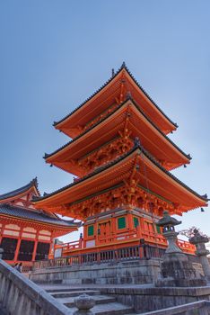 Kyoto, Japan - November 6, 2015: Taisan-ji Temple nearby Kiyomizu-dera Temple in Kyoto