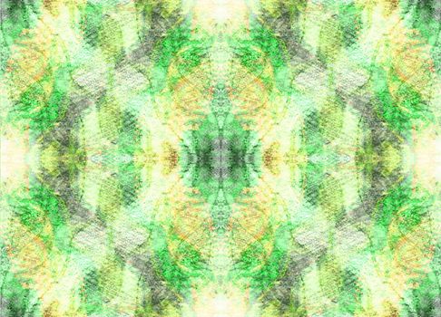 Seamless symmetrical pattern to the center. Mystery, Fantasy, Aura