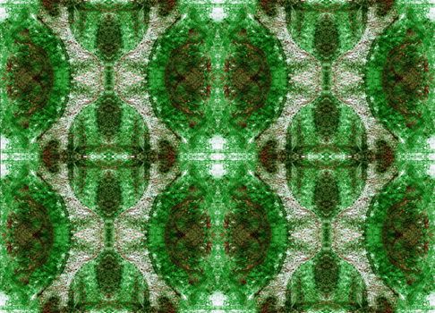 Seamless symmetrical pattern to the center. Mystery, Fantasy, Aura