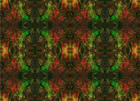 Seamless symmetrical pattern to the center. Mystery, Fantasy, Aura