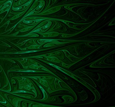 Abstract fractal background bizarre intertwining of lines and colors