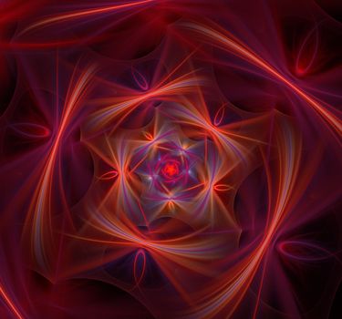 Great spiral abstract fractal magenta background center