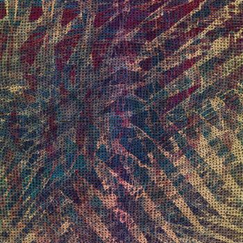 Background seamless pattern created on the basis of hand-knitting